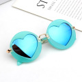 children sunglasses 2020 new arrivals trendy cute round heart shaped shades uv400 plastic sun glasses girl 77639